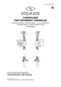 Notice Aqua Joe AJYP100 Programador de riego