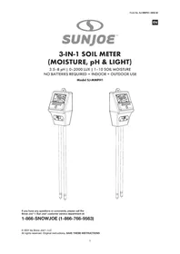 Notice Sun Joe SJMMPH1 Measuring equipment