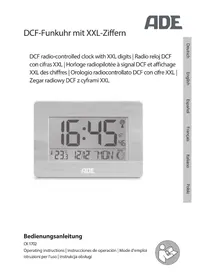 Notice ADE CK 1702 Radio-réveil