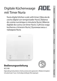 Notice ADE NURIA KE 2100 Balances de cuisine