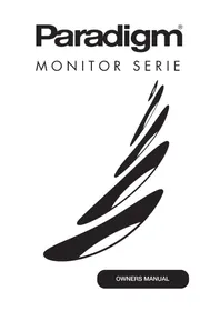 Notice Paradigm ATOM MONITOR V7 Enceinte acoustique