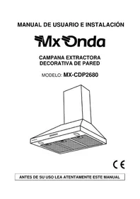 Notice Mx Onda MXCDP2680 Dunstabzugshaube