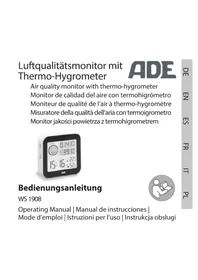 Notice ADE WS 1908 équipements de mesure