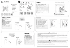 Notice AV:link INC201 Meuble TV