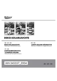 Notice MELINERA IAN 332884 Lampada solare