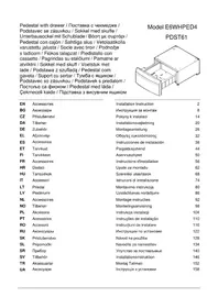 Notice ELECTROLUX PDST61 Práčka