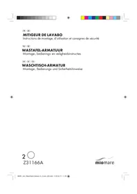 Notice MIOMARE Z31166A Robinetterie sanitaire
