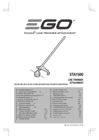 Notice EGO STA1500 Multigereedschap