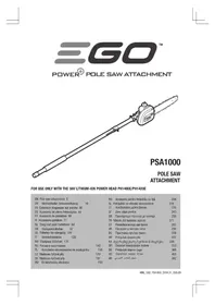 Notice EGO PSA1000 Multigereedschap