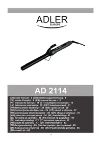 Notice ADLER AD 2114 Ondulator de păr