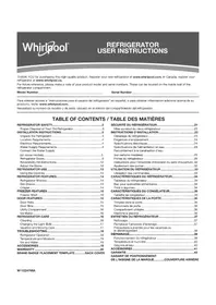 WHIRLPOOL WRT138FFDB - Fridge