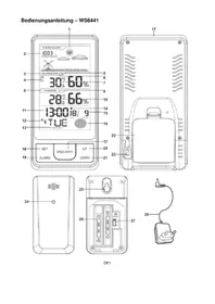 Notice TECHNOLINE WS 6441 Stazione Meteo