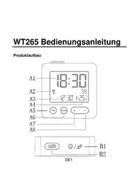 Notice TECHNOLINE WT 265 Alarm clock radio