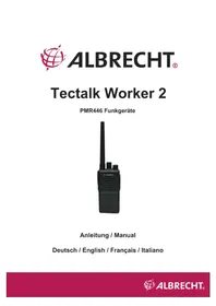 Notice ALBRECHT TECTALK WORKER 2 Talkie-walkie