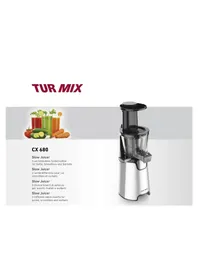 Notice Turmix CX 680 Extracteur de jus
