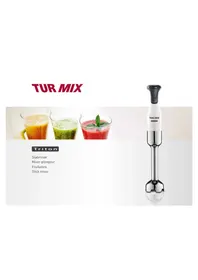 Notice Turmix TRITON Mixeur plongeant