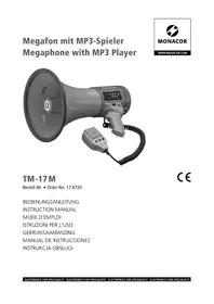 Notice Monacor TM17M Megafon