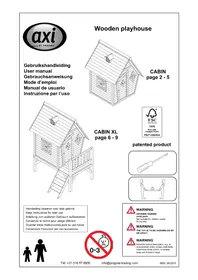 Notice AXI CABIN XL Jouets