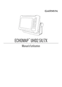 Notice GARMIN ECHOMAP UHD2 5X Gps