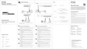 Notice ZYXEL GS1005HP Commutateur