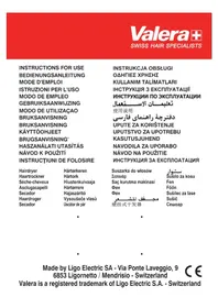 Notice VALERA SXJ 8700 D RC Sèche cheveux