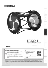 Notice ROLAND TAIKO1 Contrôleur