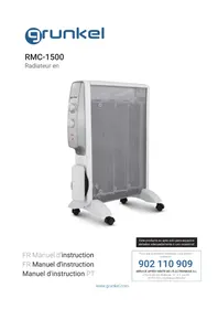 Notice Grunkel RMC1500 Radiateur électrique