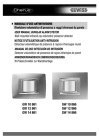 Notice Gewiss GW10861 Détecteur de mouvements