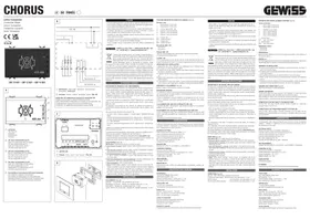 Notice Gewiss GW10681 Interrupteur électrique