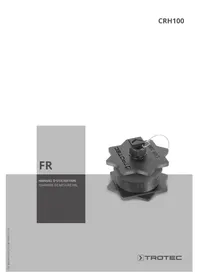 Notice TROTEC CRH100 équipements de mesure