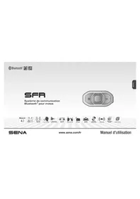 Notice Sena SFR Système de communication Bluetooth