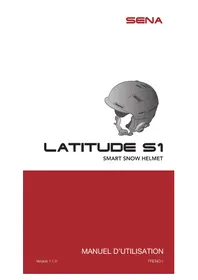 Notice Sena LATITUDE S1 Casque de protection