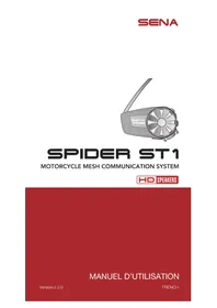 Notice Sena SPIDER ST1 Casque