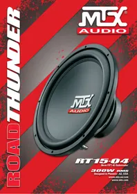 Notice MTX Audio RT1504 Caisson de basses