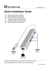 Notice LEVELONE USB0503 Carte réseau / adaptateur
