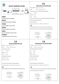 Notice LEVELONE USB0504 Carte réseau / adaptateur