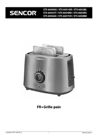 Notice SENCOR STS 6056GD Grille pain