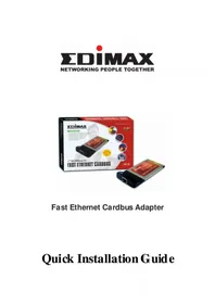 Notice Edimax EP4103DL Carte réseau / adaptateur