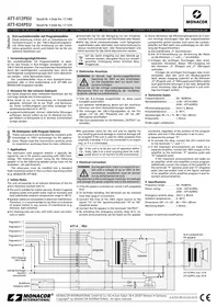 Notice Monacor ATT412PEU Système hifi
