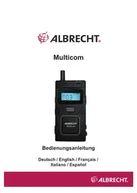 Notice Monacor MULTICOM Talkie-walkie