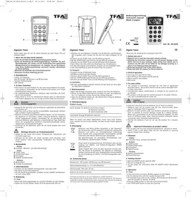 Notice TFA 38.2026 Minuteur numérique
