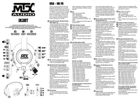 Notice MTX Audio IX3BT Ecouteur