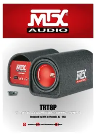 Notice MTX Audio TRT8P Enceinte audio