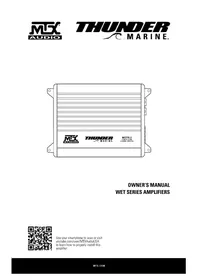 Notice MTX Audio WET75.4 Système hifi