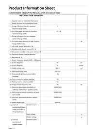 Notice HANNSPREE HO 165 PGB Moniteur