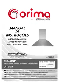 Notice Orima ORC863 Hotte aspirante