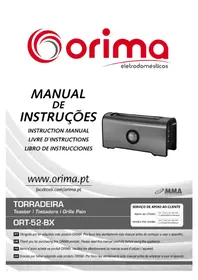 Notice Orima ORT52BX Grille pain