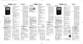 Notice TFA 38.2047.01 Minuteur électronique