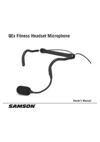 Notice SAMSON QEX Microphone