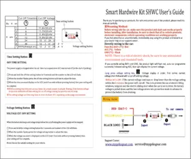 Notice myGEKOgear SHWC Régulateur électrique
